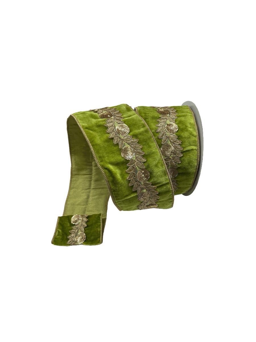 Winward Home Sequined Vine Ribbon