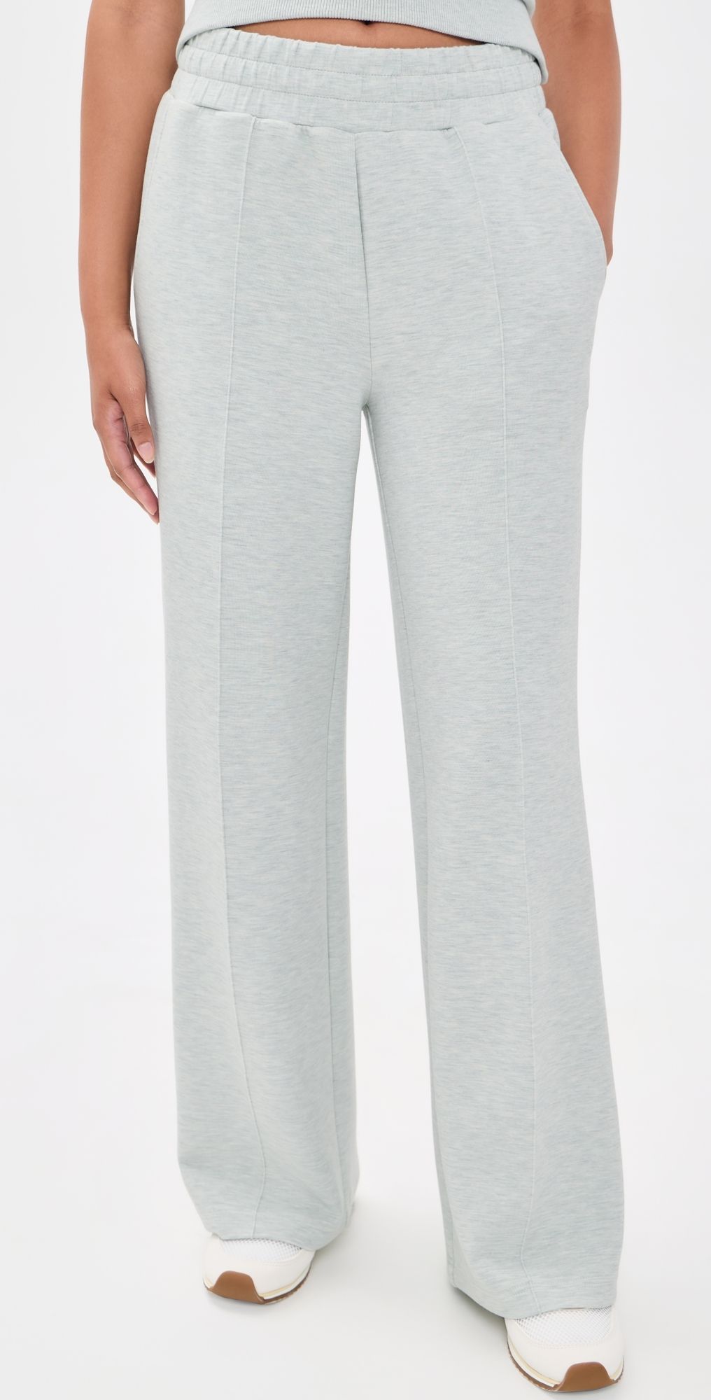 Varley The Wide Leg Pants 30 Mint Green Marl S