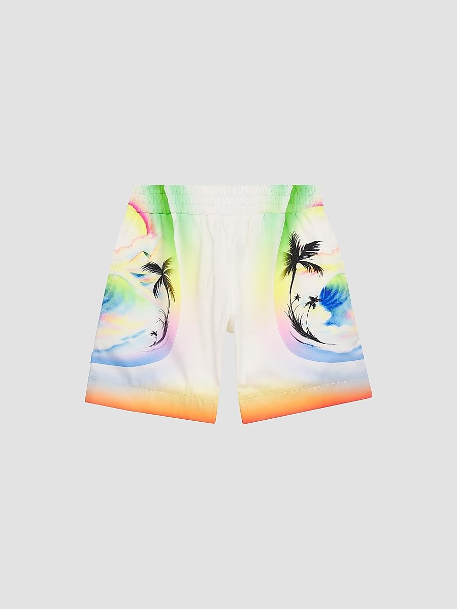 Little Kid's & Kid's Airspray Tropical Print Shorts - Cotton Casa - Size 13