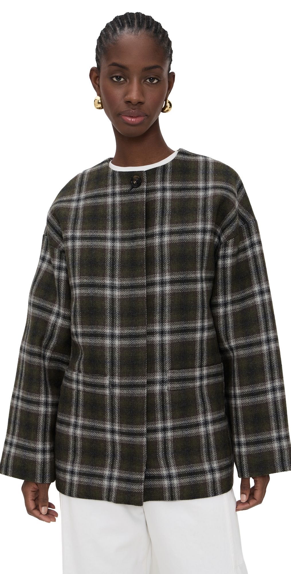 Rodebjer Dorila Duffle Jacket Dark Moss M