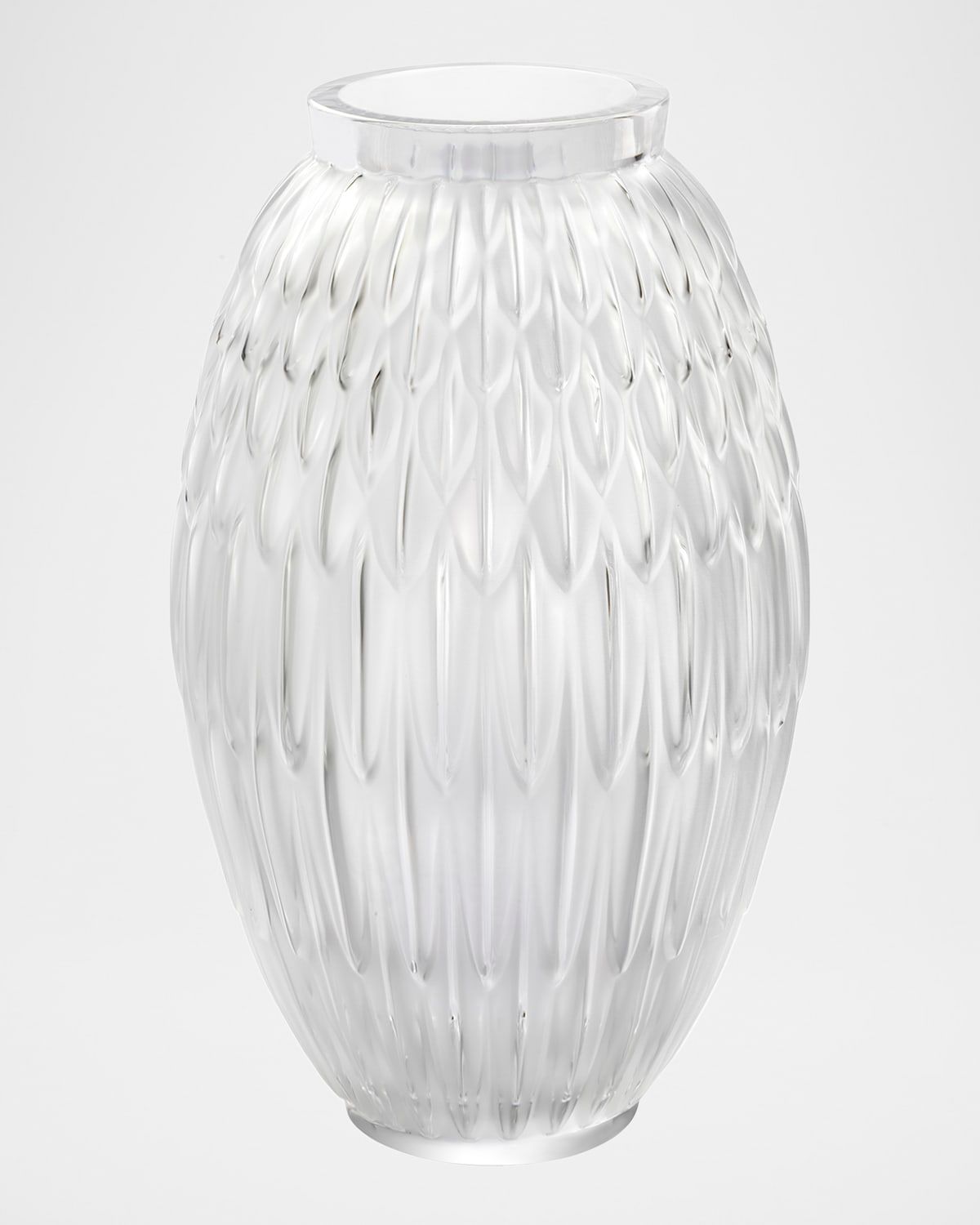 Plumes Large Lead-Free Crystal Vase