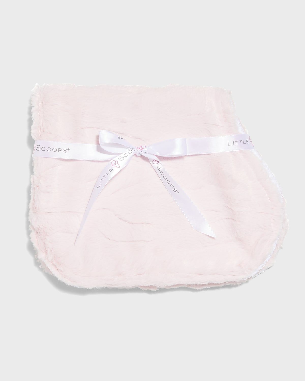 Girl & apos;s Solid Plush Burp Cloth
