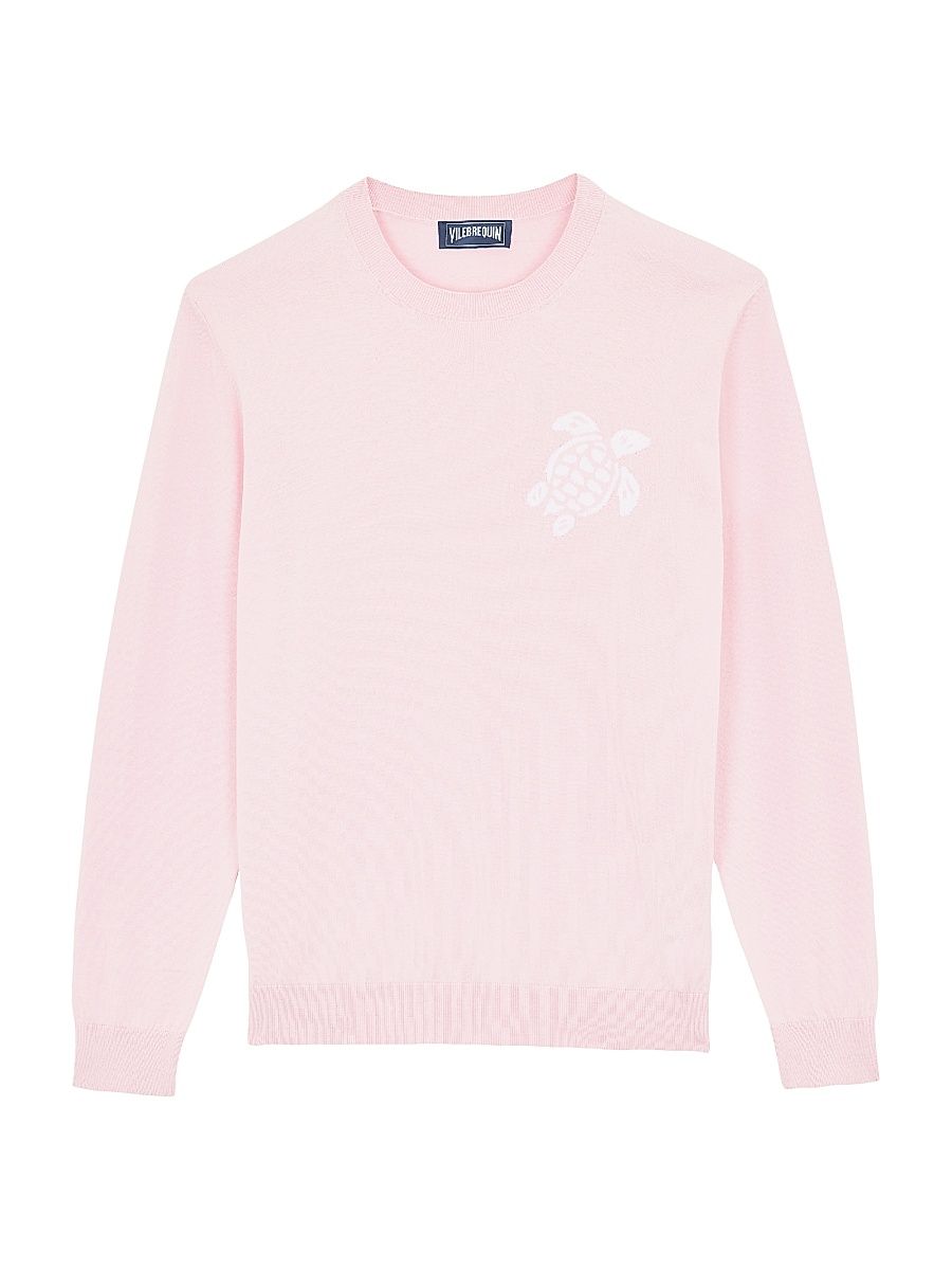 Men's Turtle Cotton Crewneck Sweater - Marrakech - Size Large