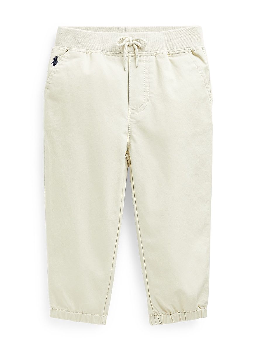 Baby Boy's Flat Front Joggers - Sand - Size 9 Months