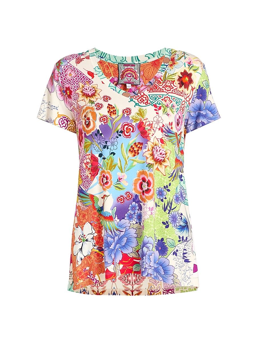 Women's The Janie Favorite McDreamer V-Neck T-Shirt - Mcdreamer Print - Size XL