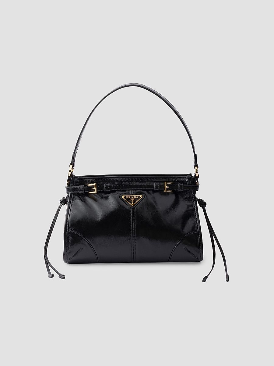 Women's Bonnie Small Leather Top Handle Bag - Black