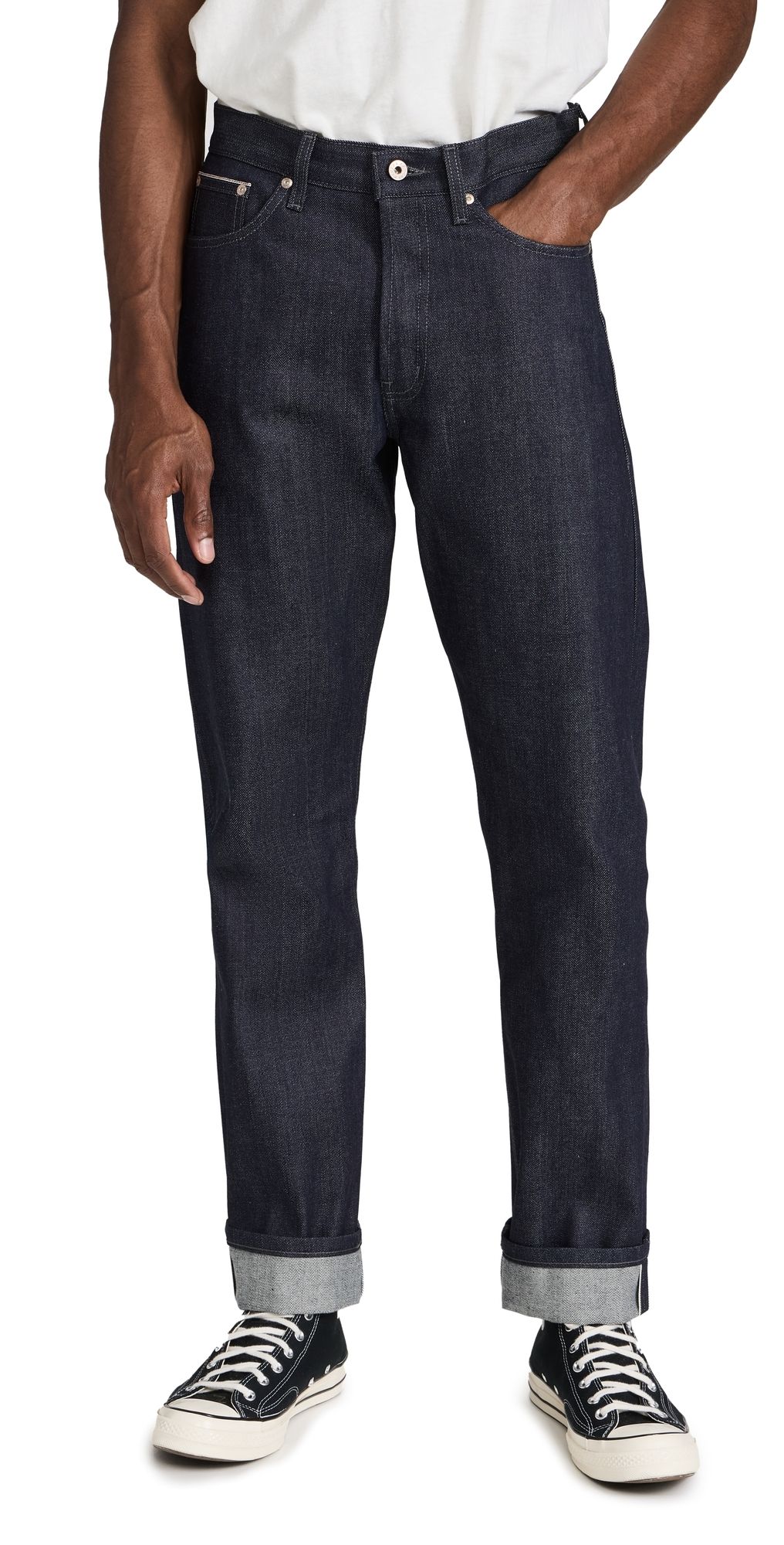 Naked & Famous Denim True Guy Indigo Selvedge Jeans Indigo 38