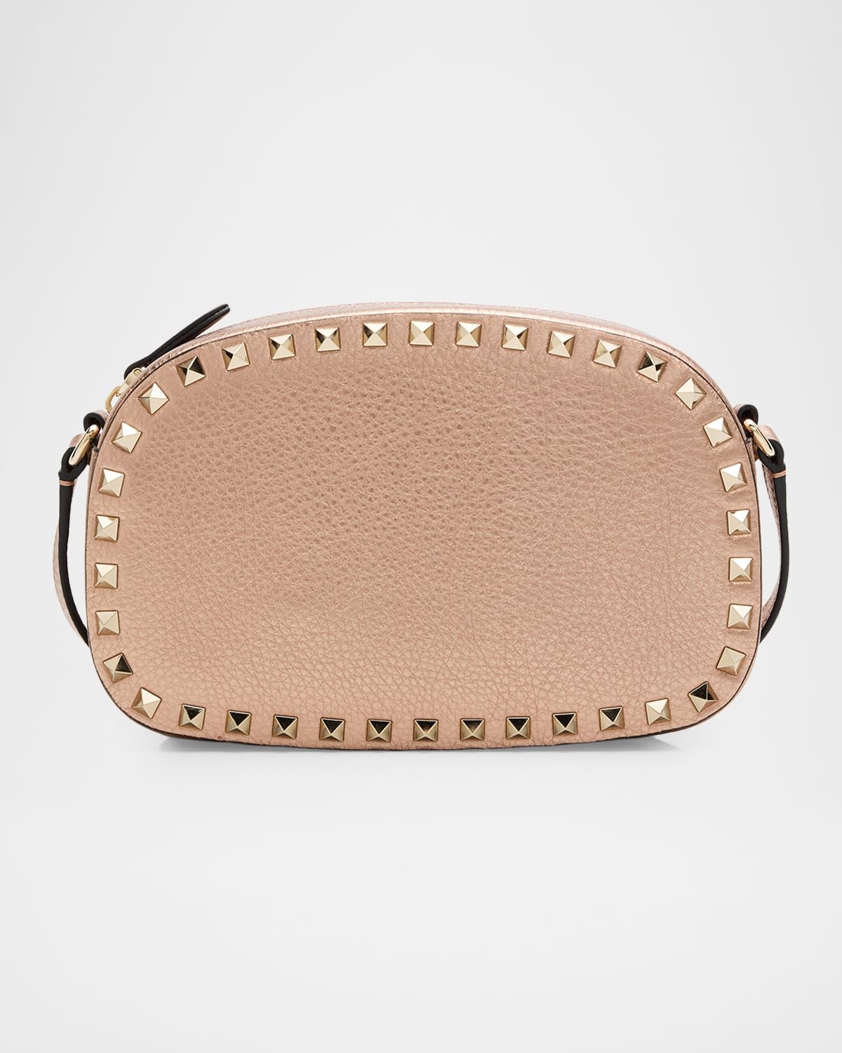 Rockstud Metallic Leather Crossbody Bag