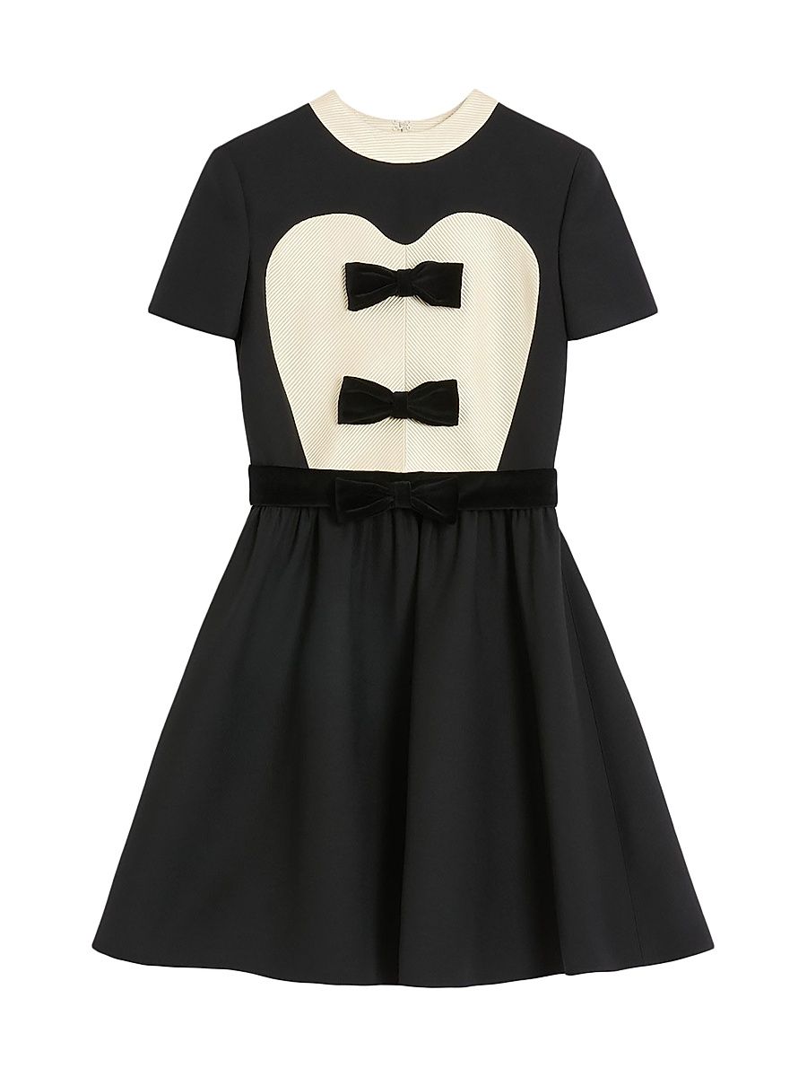 Women's Crepe Couture Short Dress - Black Soft - Size 6