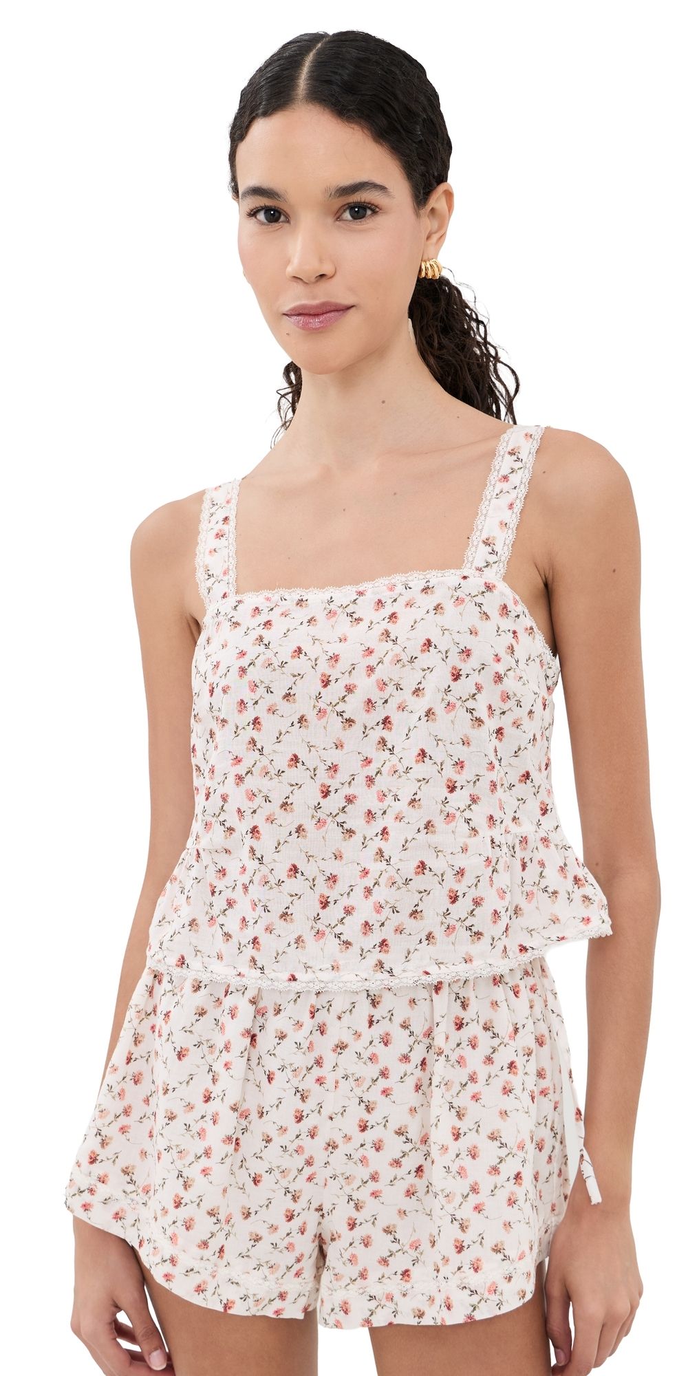 POSSE Charlotte Top Watercolour Floral L