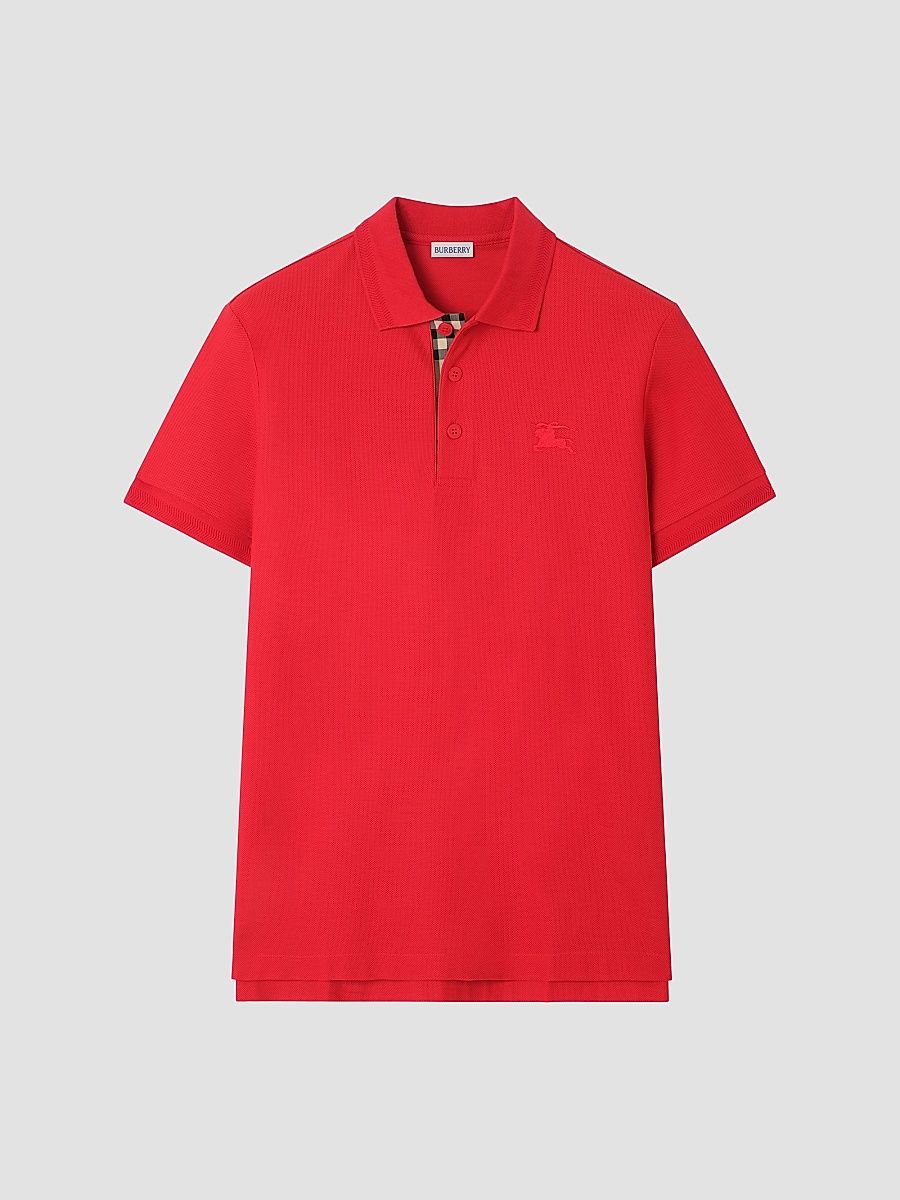 Men's Eddie EKD Cotton Polo Shirt - Currant - Size XXL