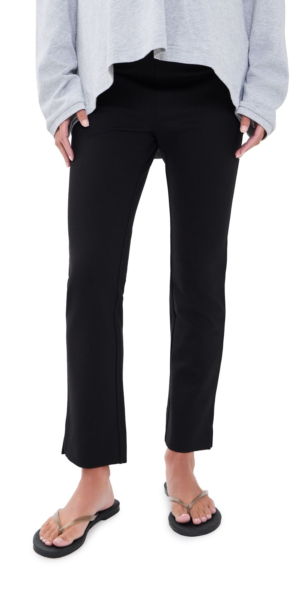 Favorite Daughter The Maternity Favorite Cigarette Pants Black 2