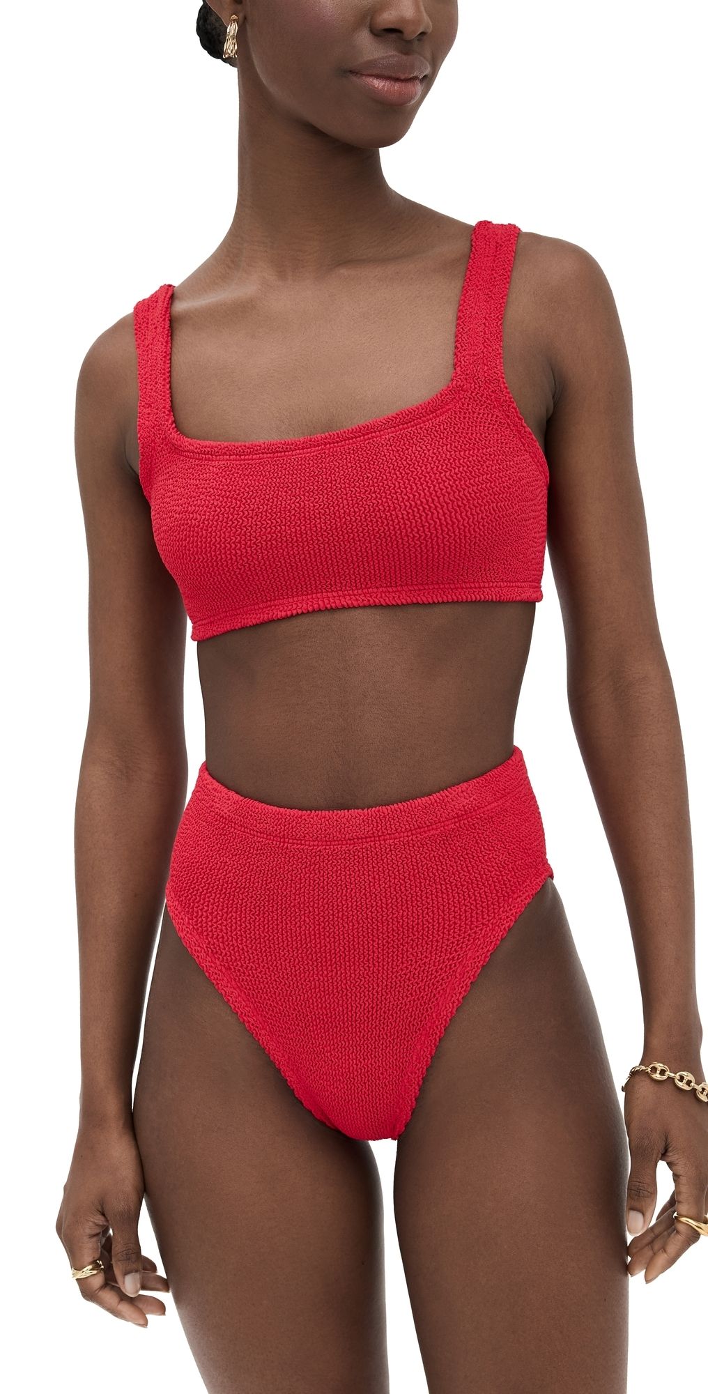 Hunza G Patricia Bikini Red One Size