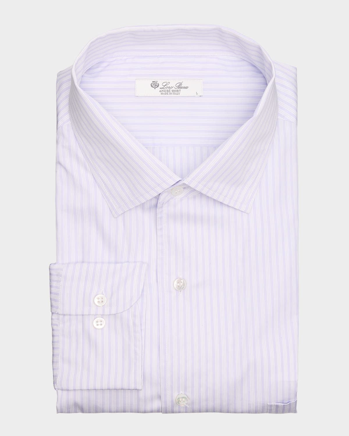 Men & apos;s Andre Summer Striped Cotton Shirt