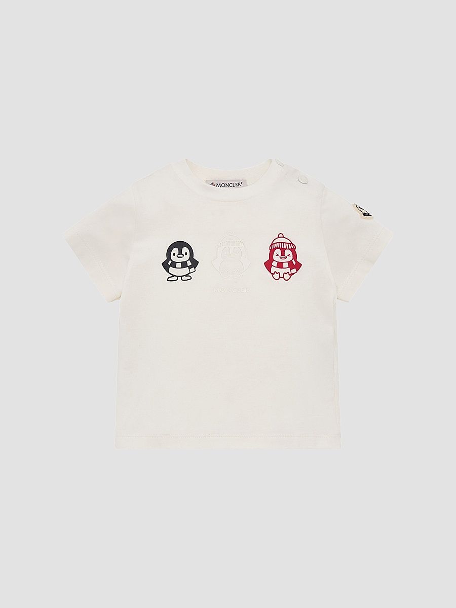 Baby Boy's and Little Boy's Crewneck T-Shirt in Cotton - White - Size 3