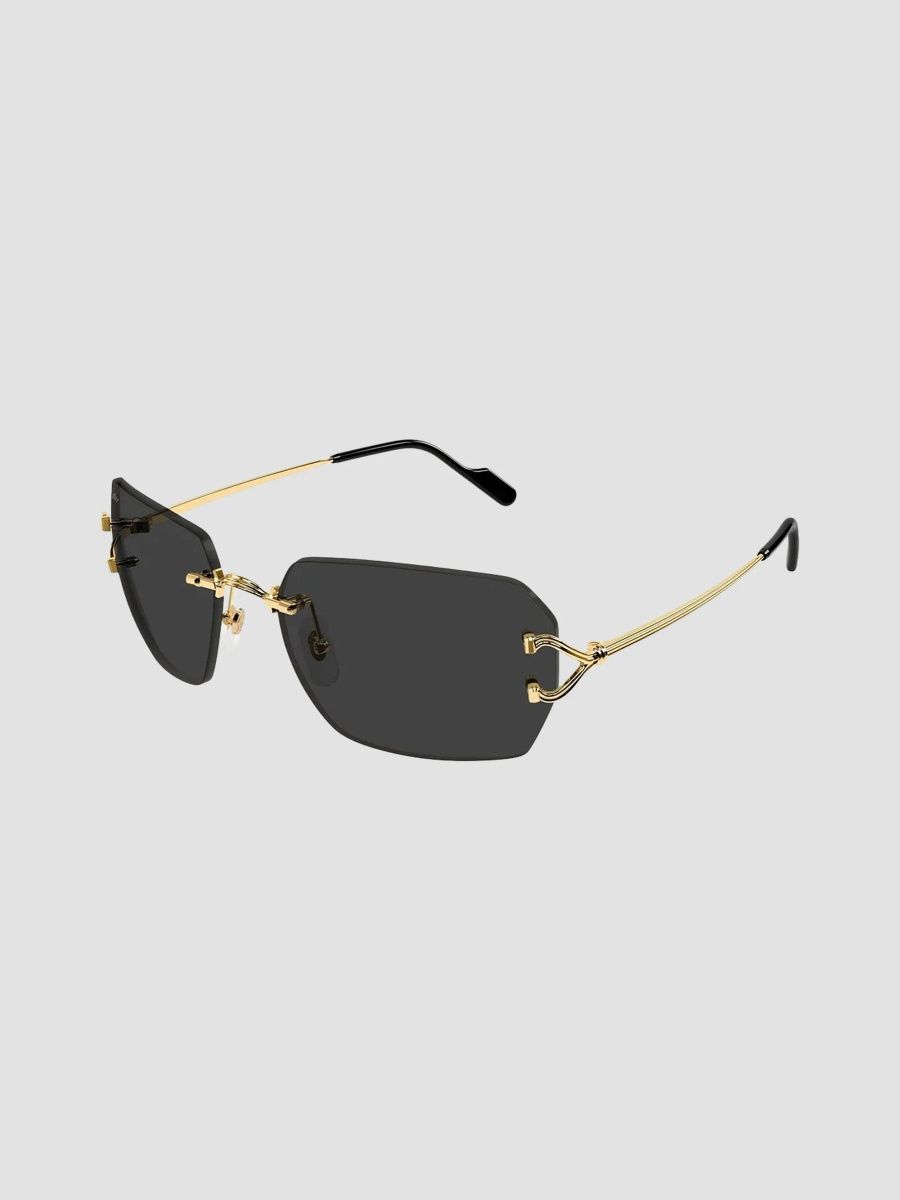 Cartier Women's Motifs De Cartier 59MM Square Sunglasses - Gold
