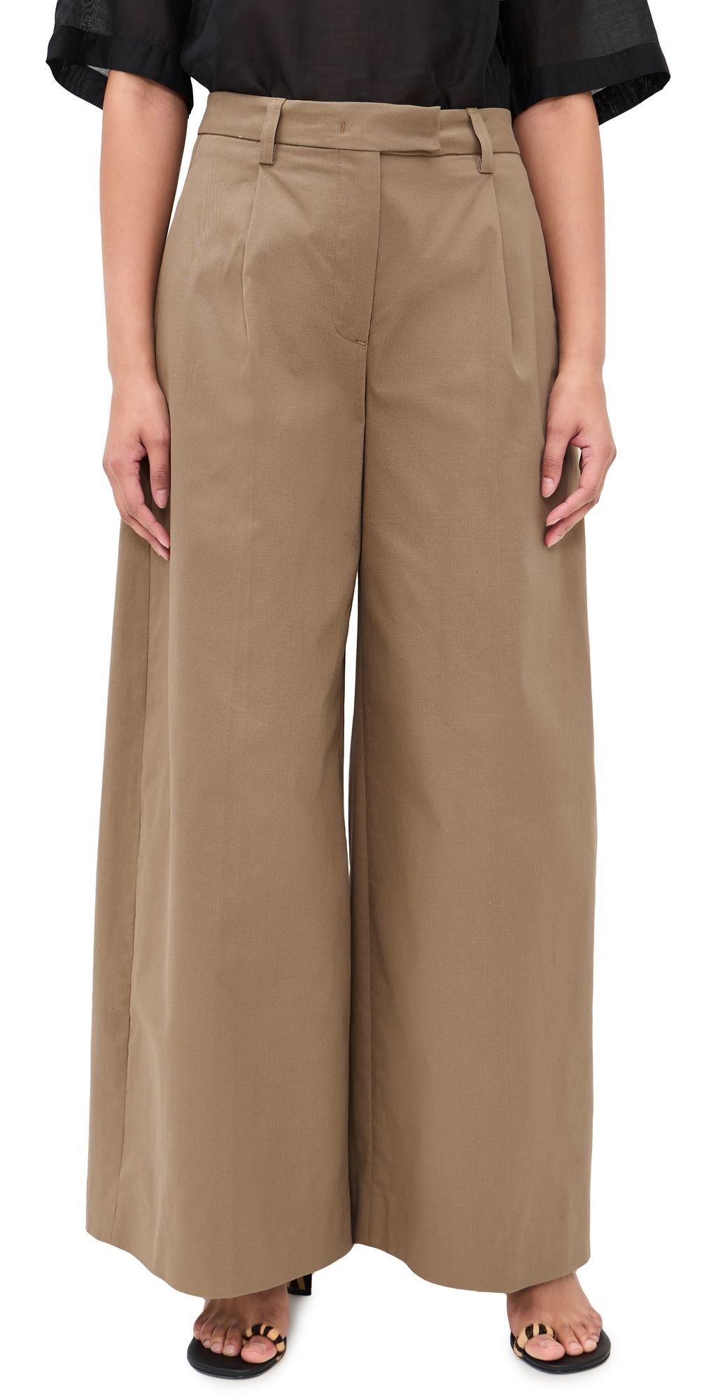The Latest Deva Gabardina Trousers Cognac 42