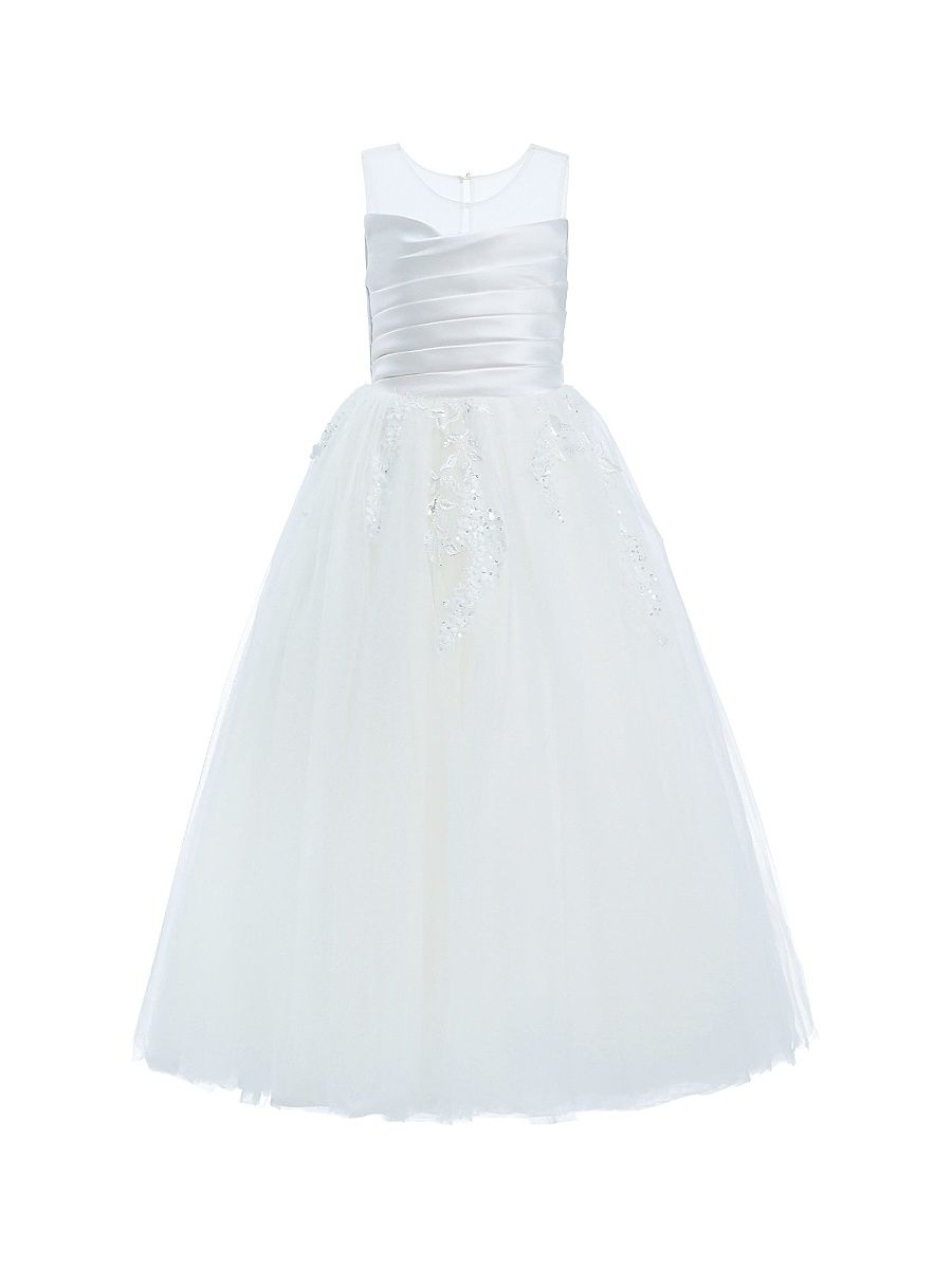 Little Girl's & Girl's Vivian Dress - White - Size 15