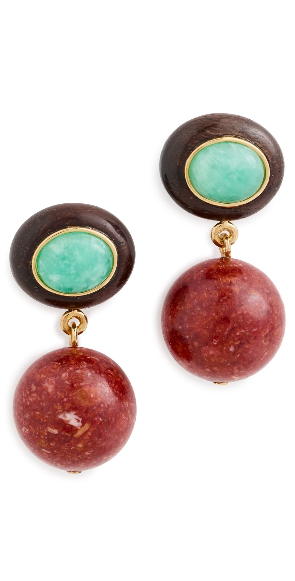 Lizzie Fortunato Laurel Earrings Multi One Size