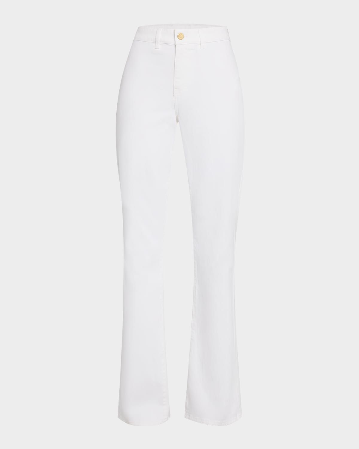 Maya High-Rise Straight-Leg Pants