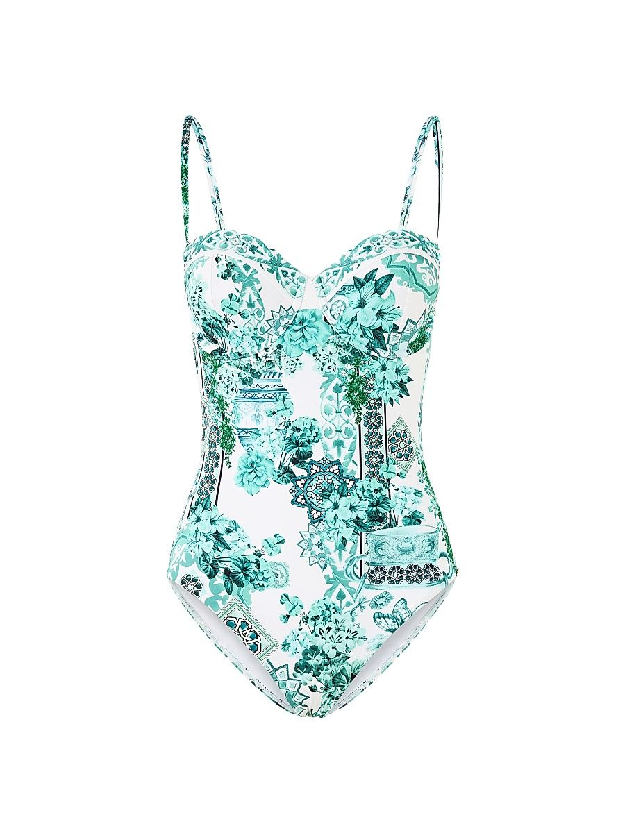 Women's Balearic Bebé Embellished Underwire One-Piece Swimsuit - Balearic Bebe - Size Small