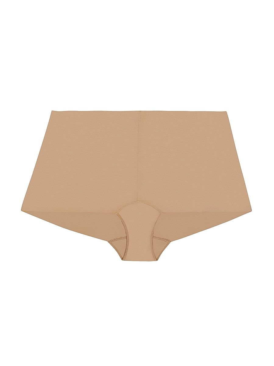Women's Classic Microfiber Boyshorts - Beige - Size Large