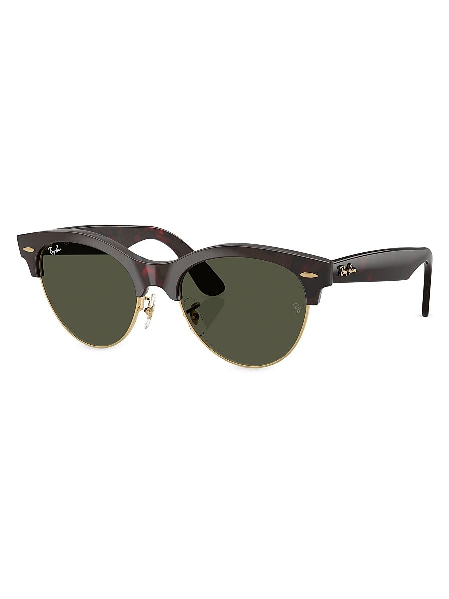 Women's RB2341 Clubmaster Way 54MM Square Sunglasses - Black Green