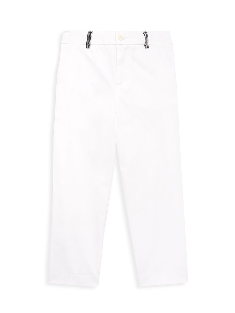 Little Boy's & Boy's Suit Pants - White - Size 13