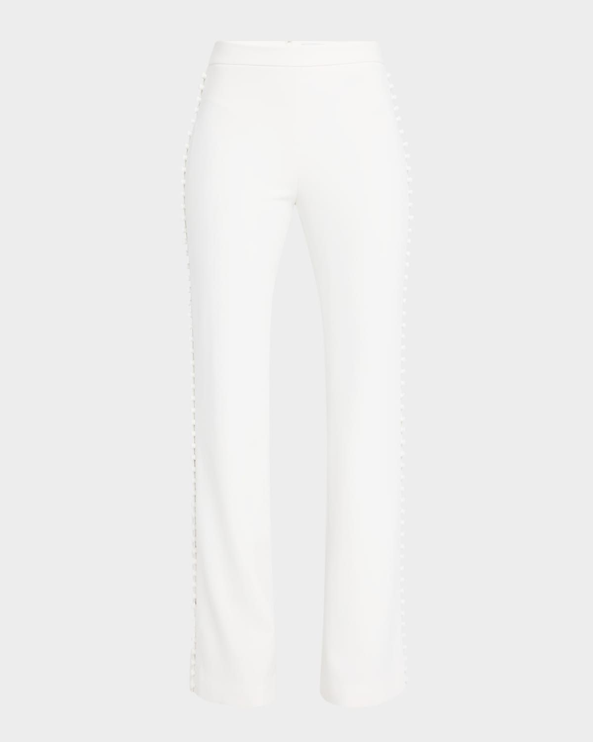Marais Buttoned Crepe Trousers