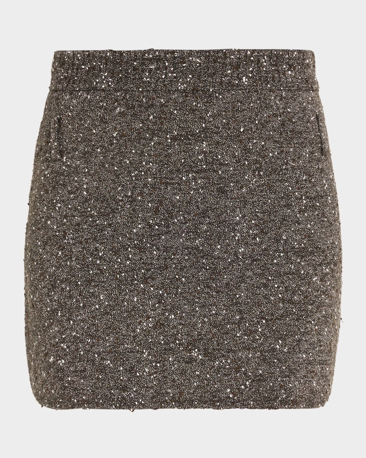 Stella Bouclé Tweed Mini Skirt