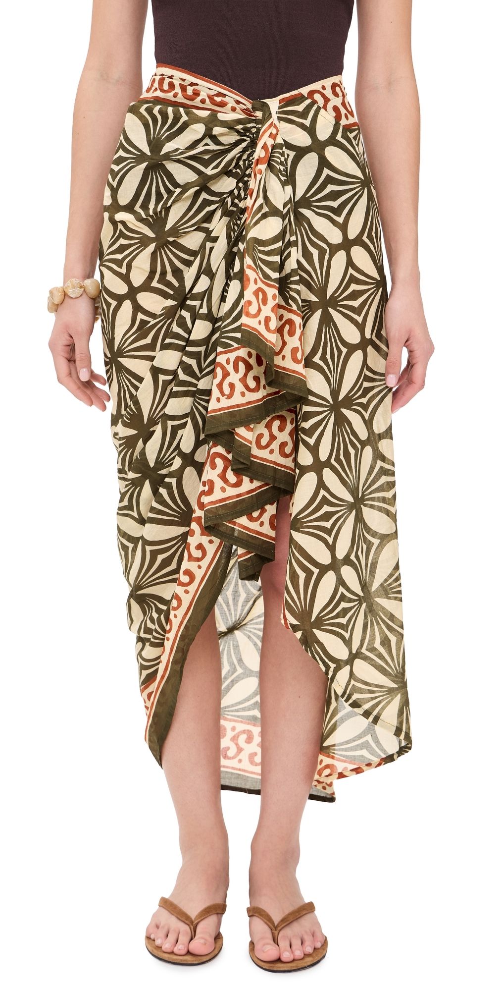 Guadalupe Design Giada Pareo Skirt Red XL