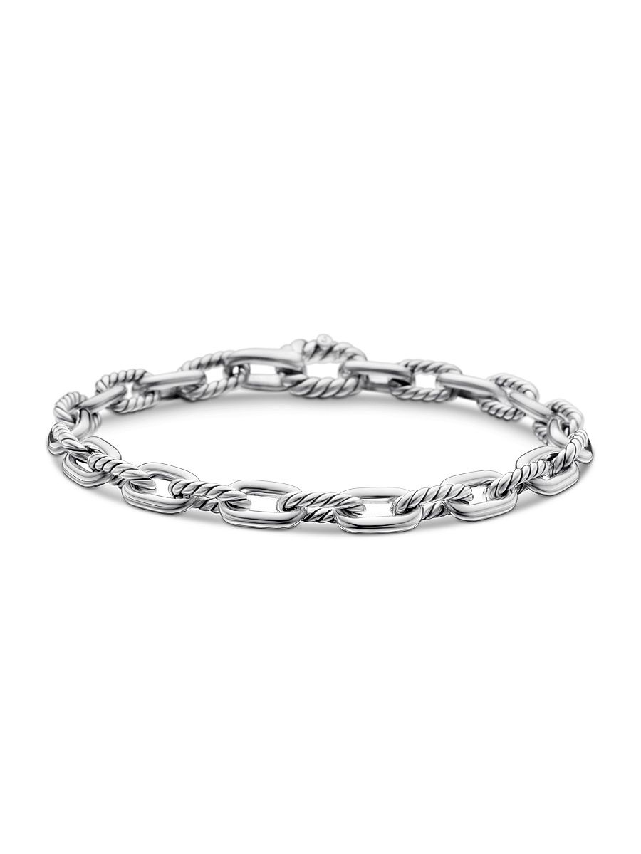 Women's DY Madison Chain Bracelet in Sterling Silver, 5.5mm - Silver - Size Medium