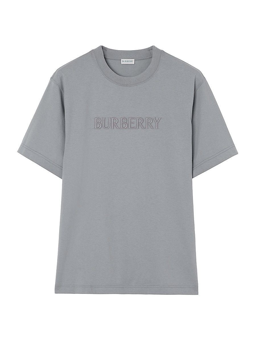 Men's Ryan Logo Cotton T-Shirt - Forecast Grey - Size XXL
