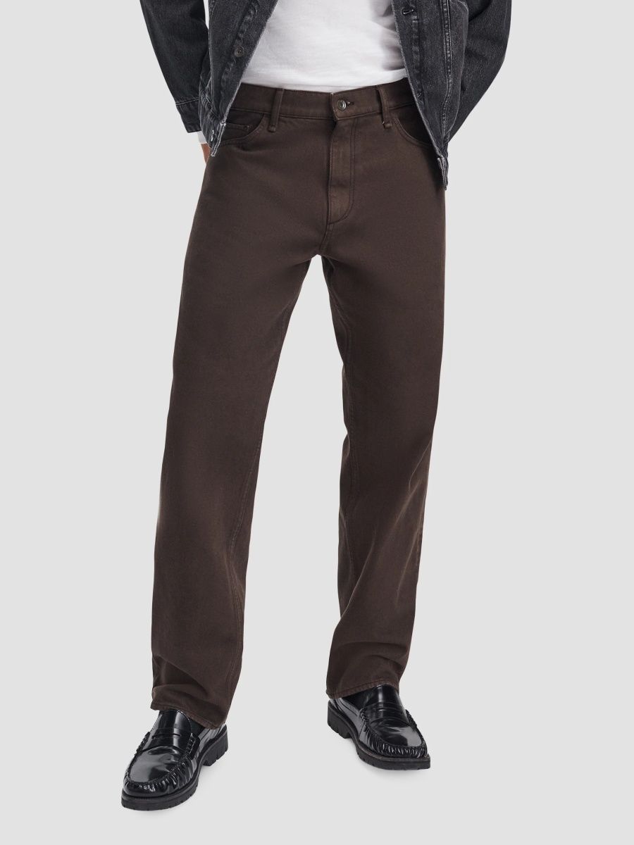 rag & bone Men's Relaxed Straight Jeans - Dark Brown - Size 34