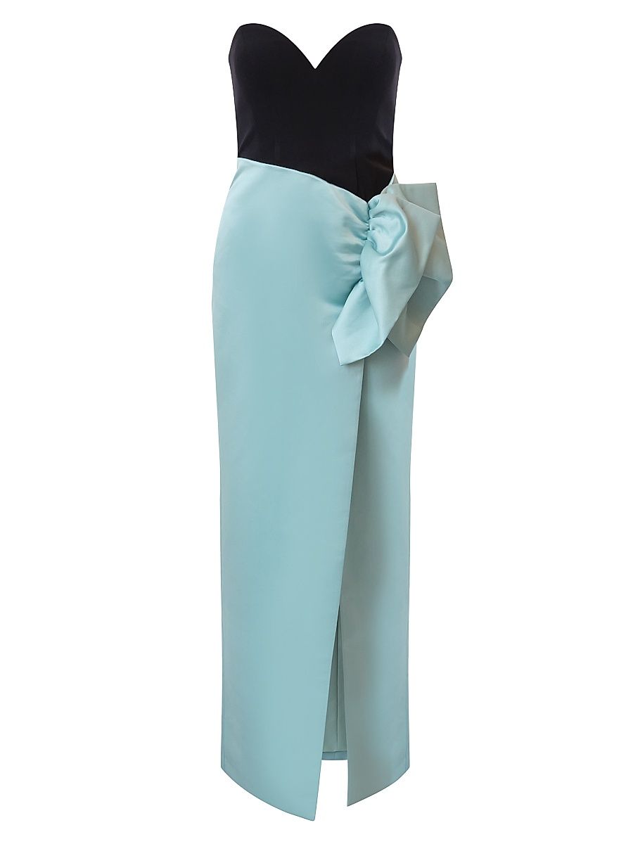 Women's Ana Strapless Gown - Robin Egg Black - Size 6