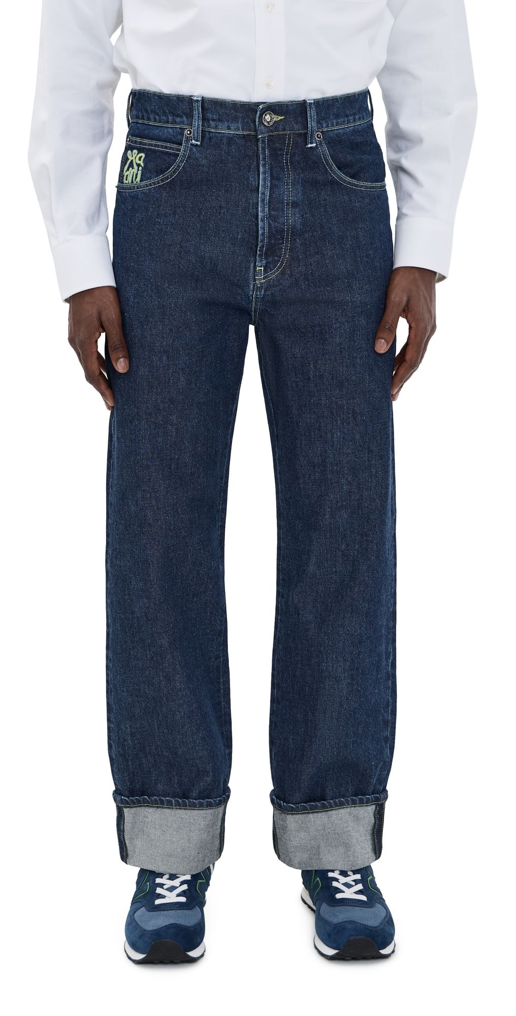 Marni Rigid Trousers Blublack 36