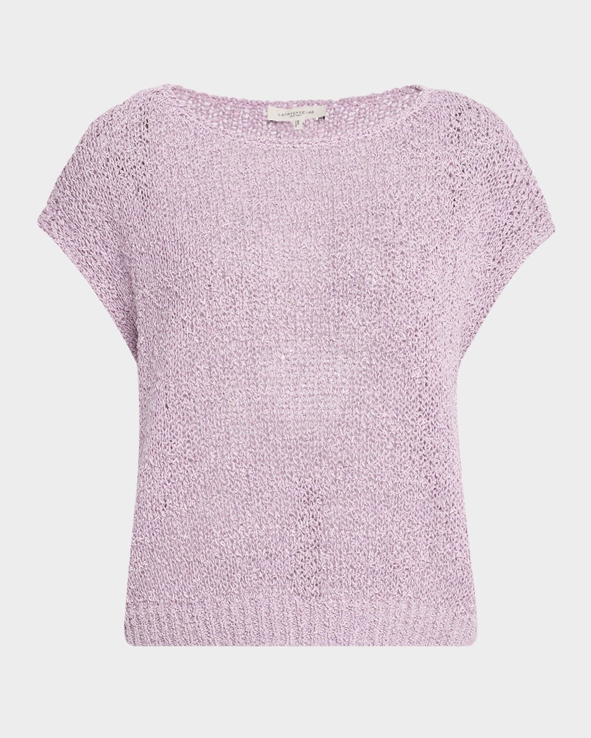 Bateau-Neck Knit Sweater