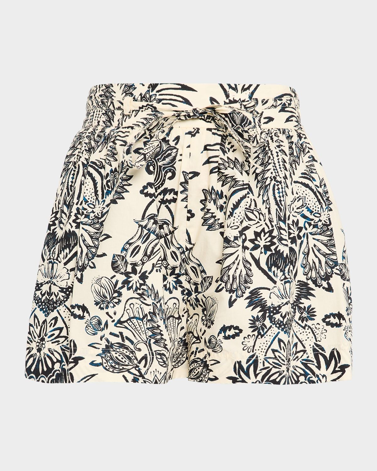 Rowan Belted Cotton Shorts