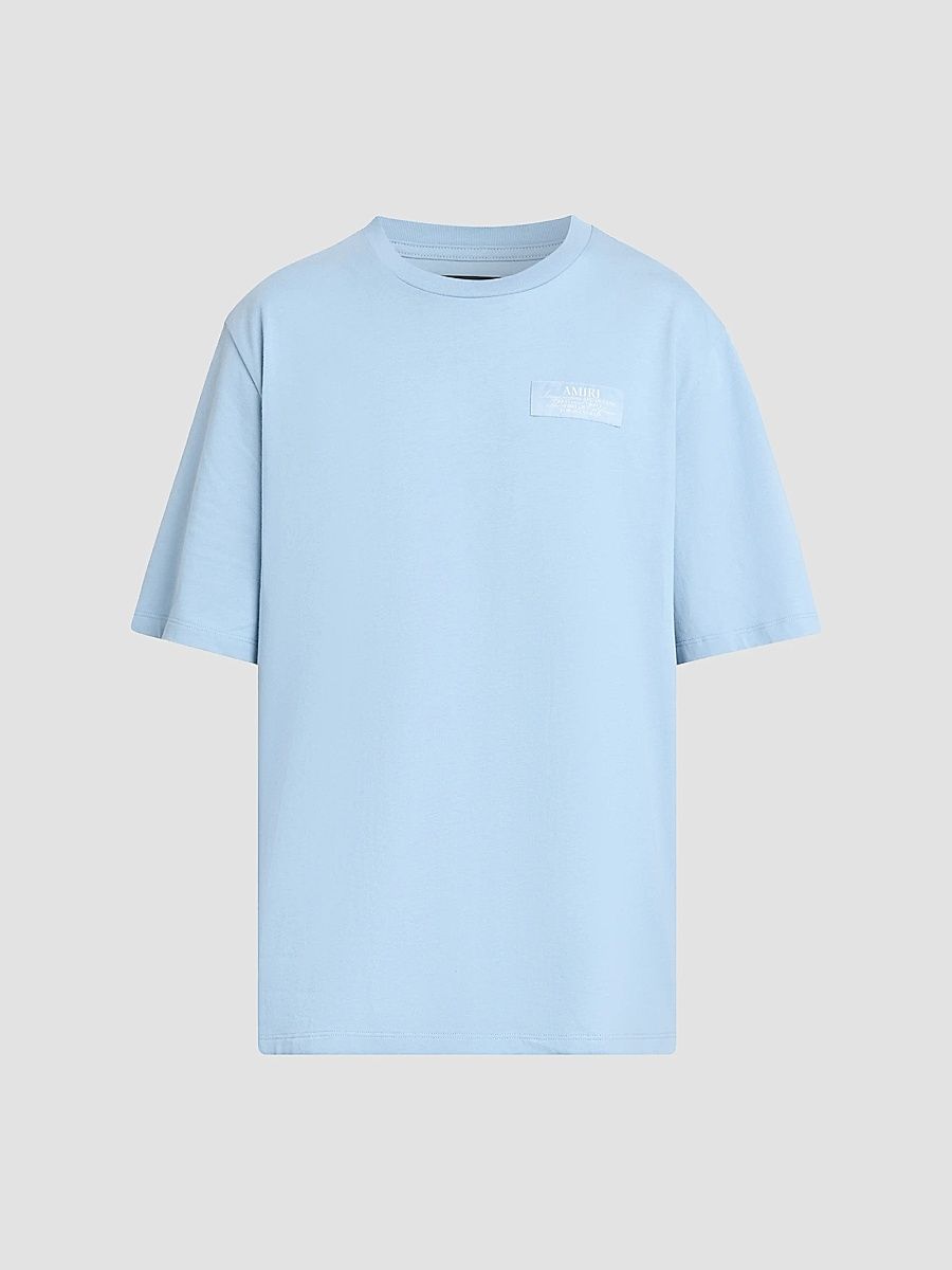 Men's Spirit Cotton Crewneck T-Shirt - Ashley Blue - Size Small