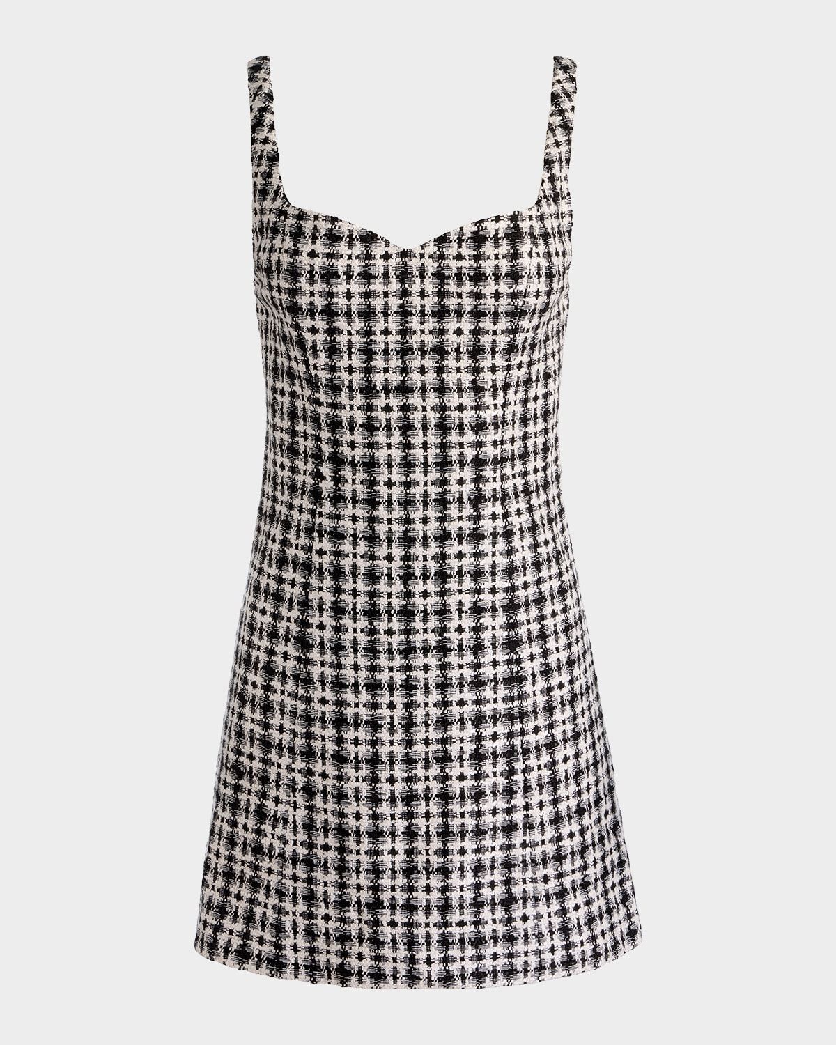 Eve Sweetheart Tweed Mini Dress