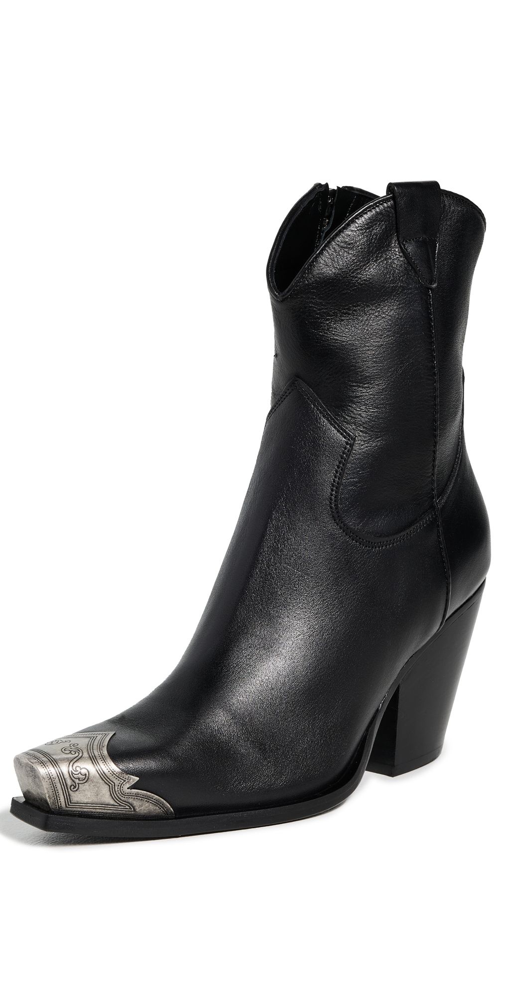 Free People Brayden Western Boots Black 37