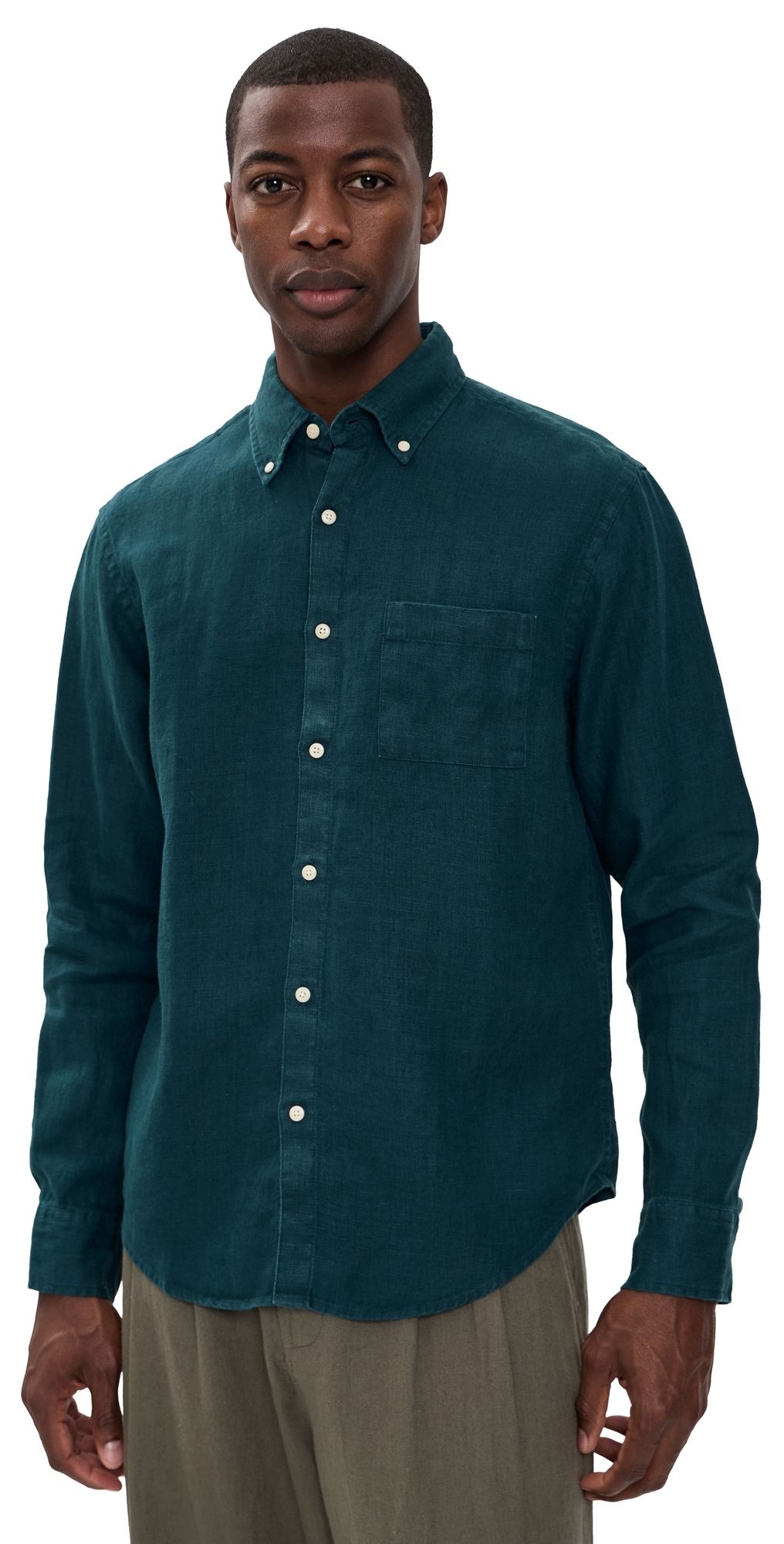 Alex Crane Linen Playa Shirt Dusk XL