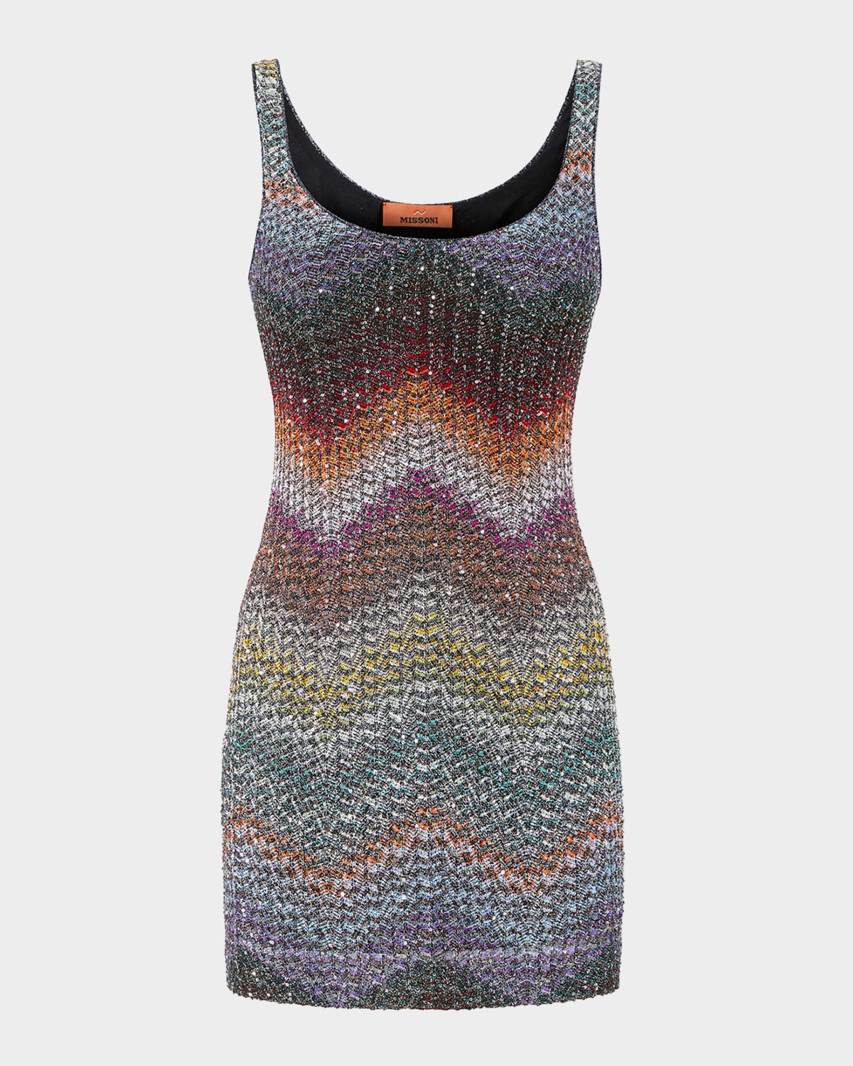 Sequin Wefted Loom Knit Mini Dress