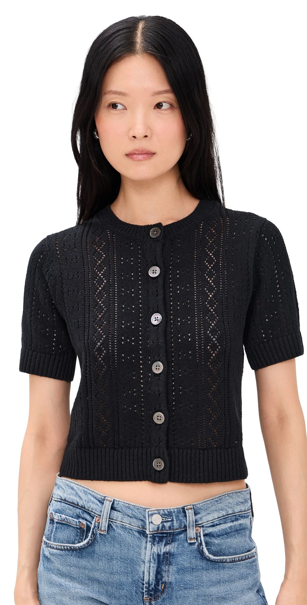 Alex Mill Elle Cardigan Black XS