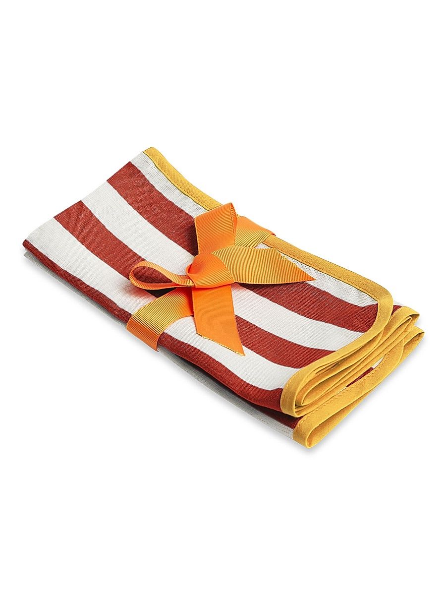 Large Napkin Set of 2 (45 x 45) - Riviera Orange