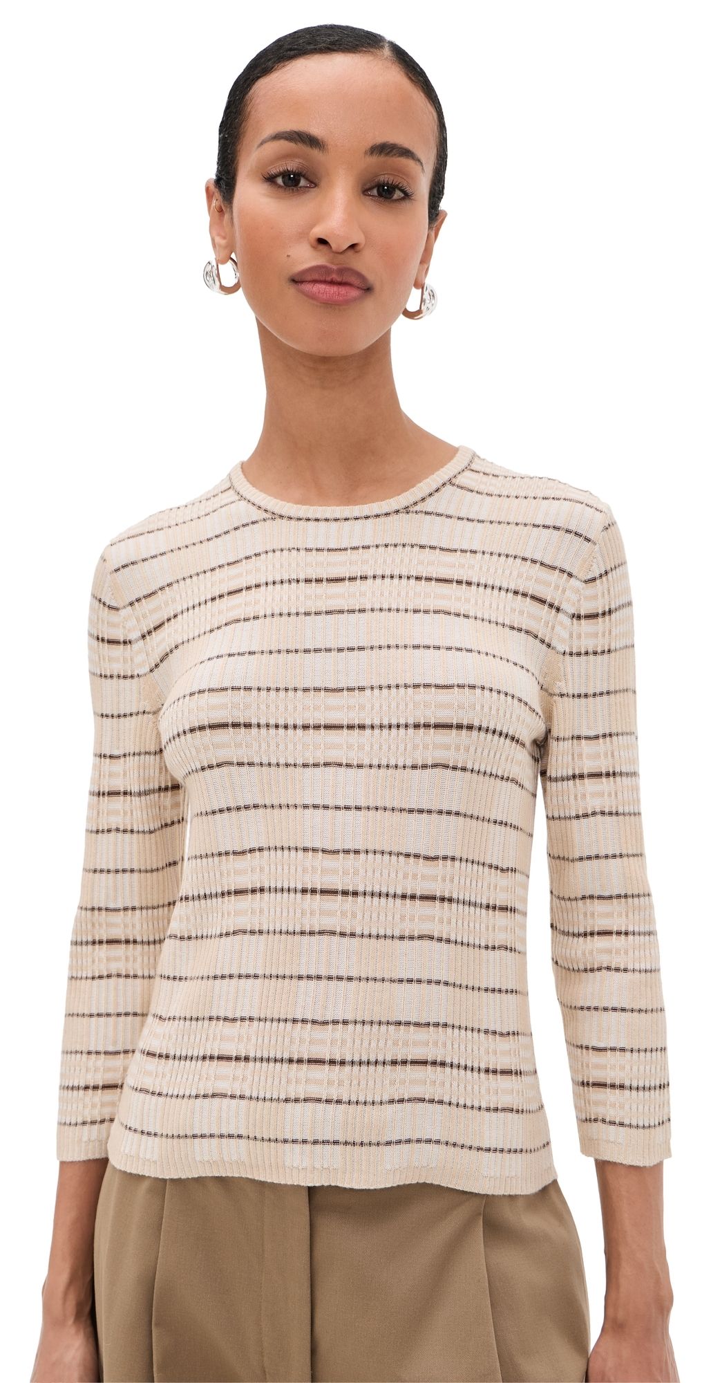 Vince Plaid Pullover Wheatstone Combo XS