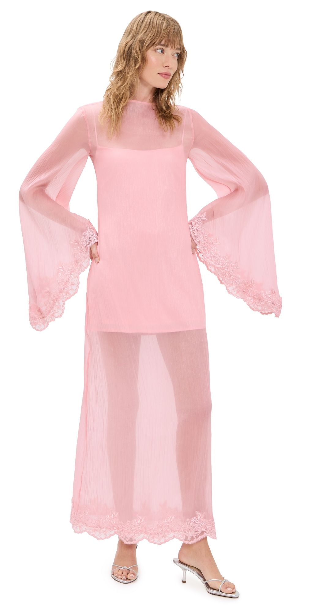 Yellow the Label Elowen Organza Dress Pink S