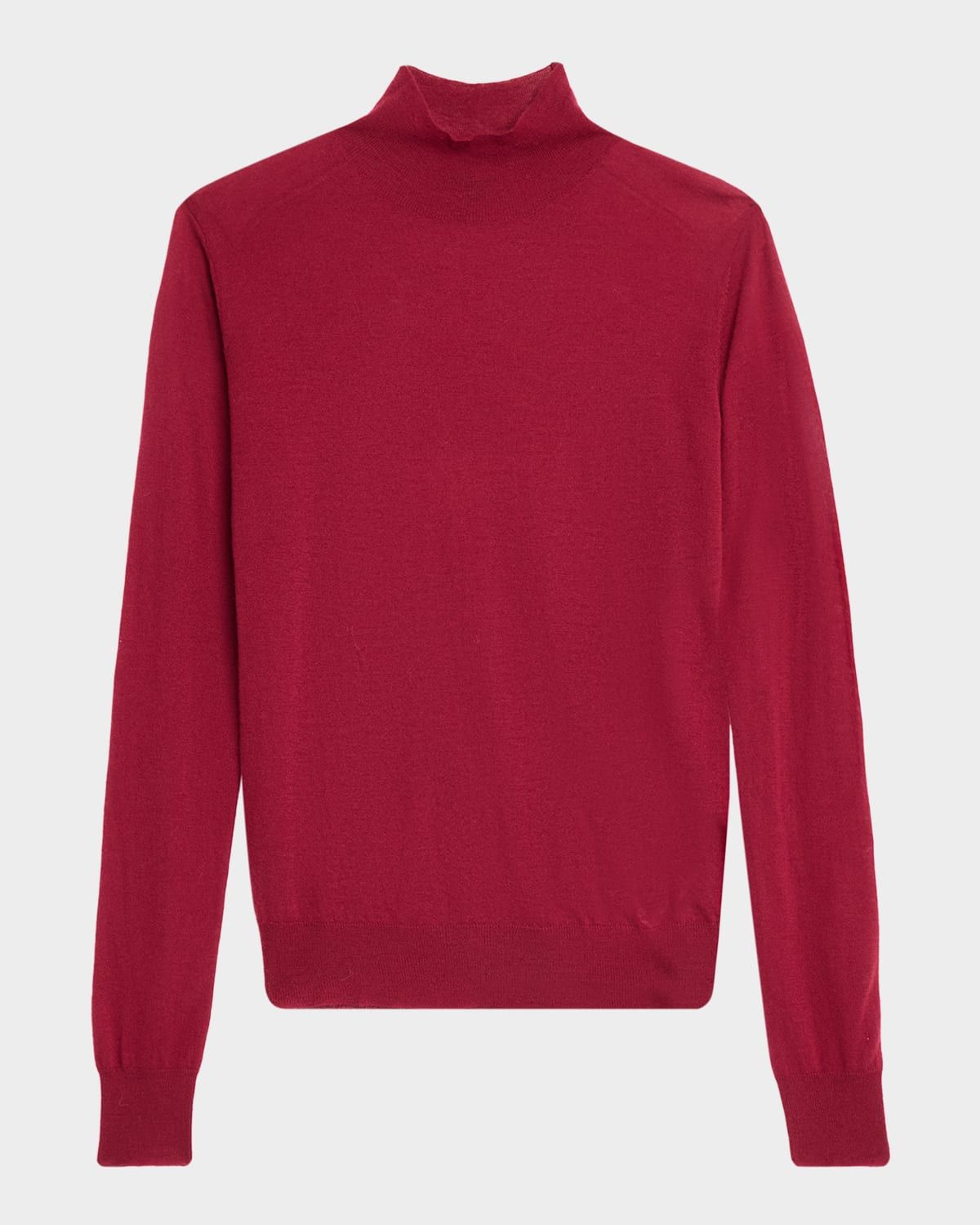 Mock-Neck Cashmere Sweater