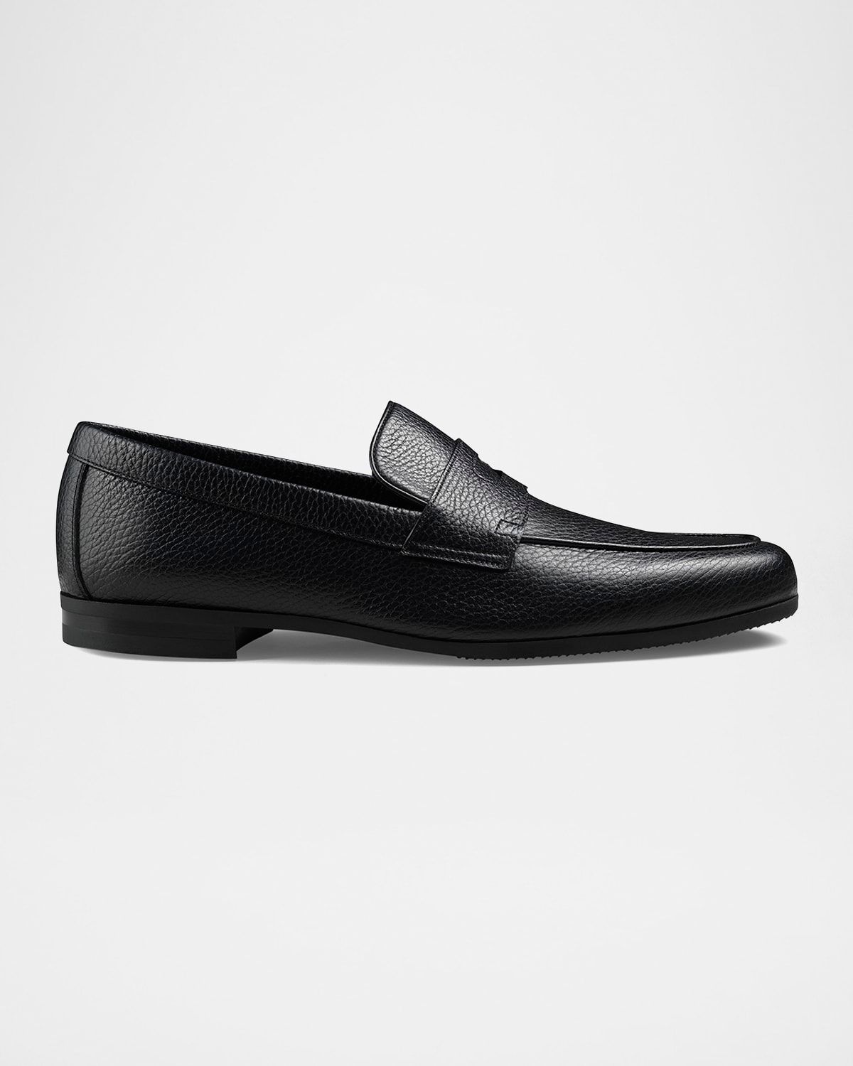Men & apos;s Thorne Soft Textured Leather Penny Loafers