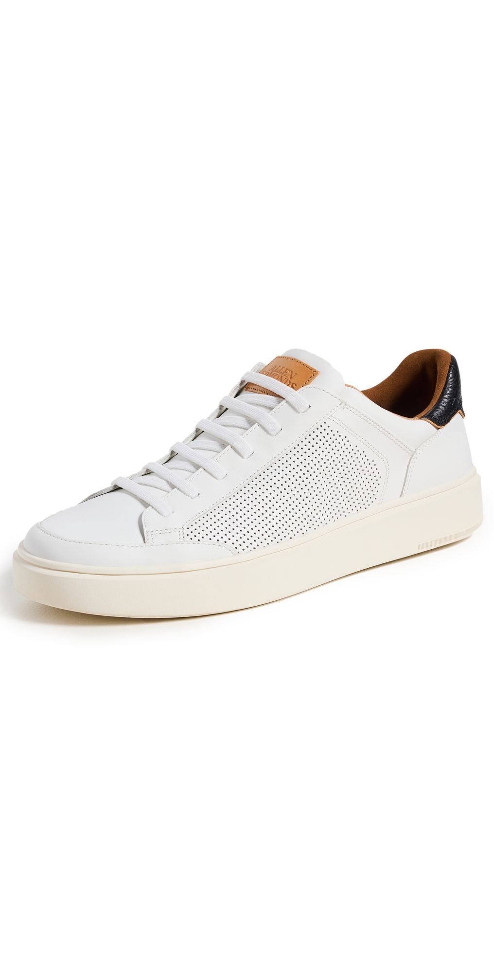 Allen Edmonds Oliver Leather Sneakers White 100 12